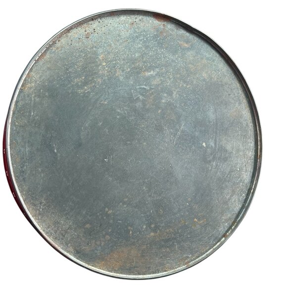 Vintage 1988 Coca Cola Tin Coke Victorian Lady Hat Bristol Red Round Made In USA - Picture 5 of 6